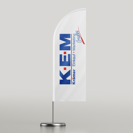 Beachflag für Tisch